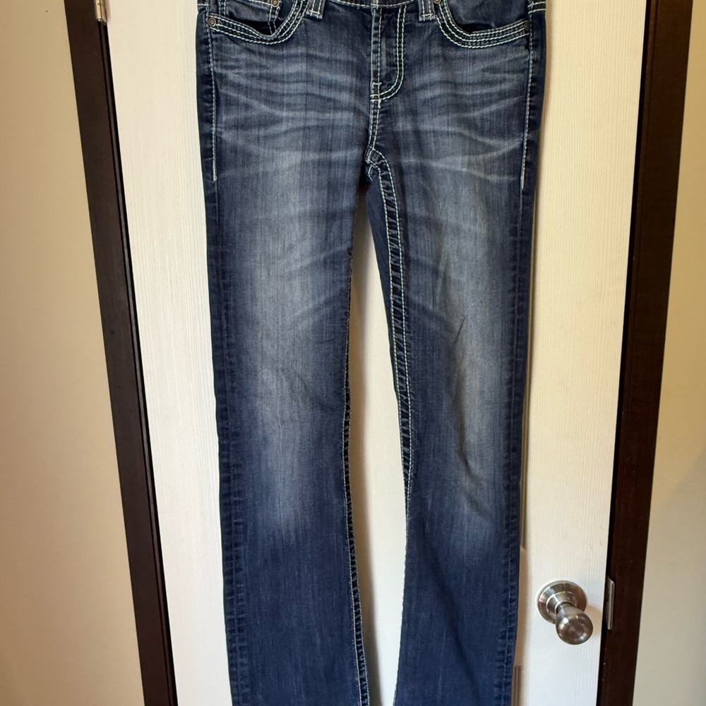 BKE Women's Dark Blue Jeans
